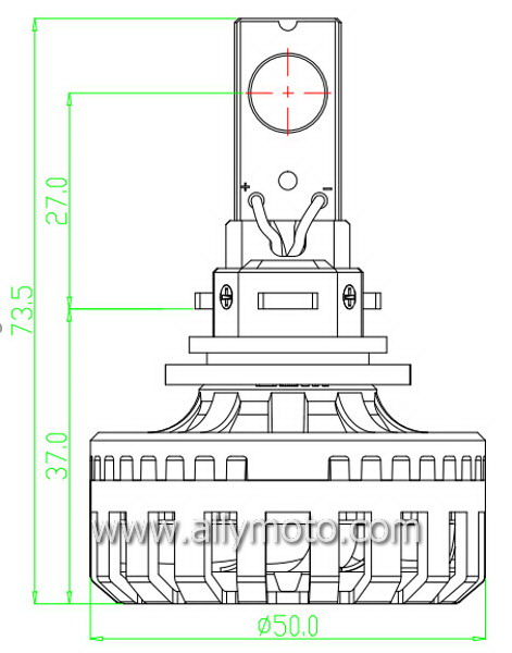 32W LED Headlight A232 H7